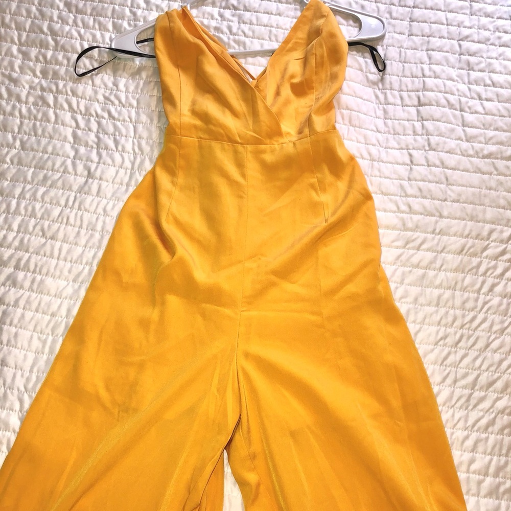 Forever 21 Yellow Jumpsuit